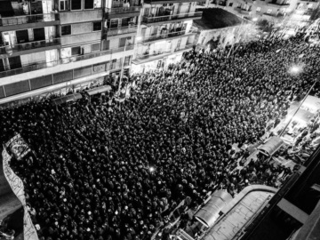 Μεγάλο και ειρηνικό συλλαλητήριο των φίλων του ΠΑΟΚ στη Θεσσαλονίκη