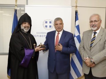 Συνάντηση του Περιφερειάρχη Αττικής Γ. Πατούλη με το Εθνικό Κεντρικό Συμβούλιο της Αρμενικής Κοινότητας της Ελλάδας