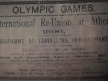 O Thomas Cook, οι αριστοκράτες της &quot;σφαγής στο Δήλεσι&quot; και οι επισκέπτες των Ολυμπιακών το 1896