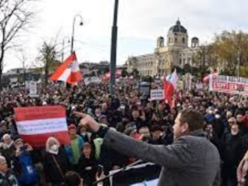 Αυστρία- κορωνοϊός: Δεκάδες χιλιάδες διαδήλωσαν κατά της καραντίνας