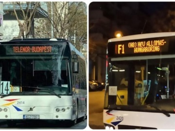 Λεωφορεία με πινακίδες Ουγγαρίας στους δρόμους της Θεσσαλονίκης