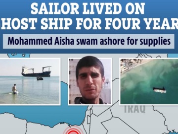 Nαυτικός επιστρέφει σπίτι του- Πέρασε 4 χρόνια πάνω σε ένα εγκαταλελειμμένο πλοίο (video)