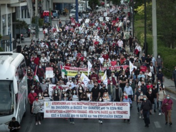 Πορεία Ειρήνης στην Αθήνα: Αλληλεγγύη στον παλαιστινιακό λαό 
