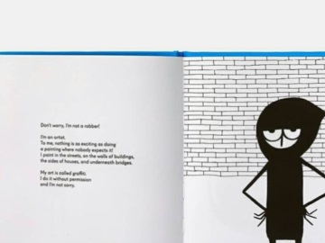 Το βιβλίο για παιδιά «Banksy Graffitied Walls and Wasn&#39;t Sorry» 