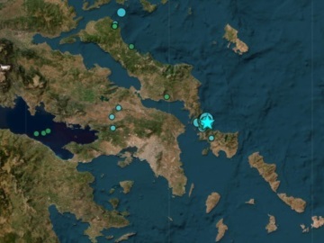 Επίκεντρο του σεισμού των 4,3 Ρίχτερ τα Νέα Στύρα στην Εύβοια - Ταρακουνήθηκε η Αττική 