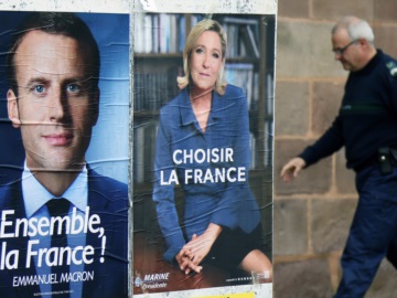 Γαλλικές εκλογές: Μακρόν από 28,1-28,6%, Λεπέν 23,3-24,4%, δείχνουν exit polls