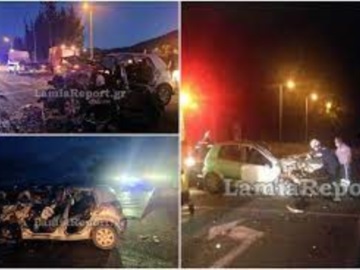 Τροχαίο σοκ με νεκρό στη Λαμία: Το αυτοκίνητο καρφώθηκε σε φορτηγό και μετατράπηκε σε άμορφη μάζα