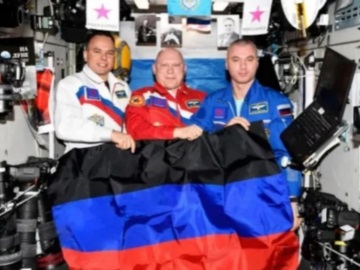 Ρωσία: Την κατάληψη του Λισιτσάνσκ γιόρτασαν οι Ρώσοι κοσμοναύτες στον Διεθνή Διαστημικό Σταθμό
