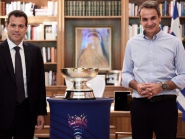 Ευχές του πρωθυπουργού στην Εθνική ενόψει Eurobasket 2022