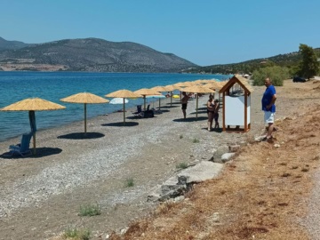 Δήμος Τροιζηνίας - Μεθάνων: Συνεχίζεται η τοποθέτηση εξοπλισμού στις παραλίες 