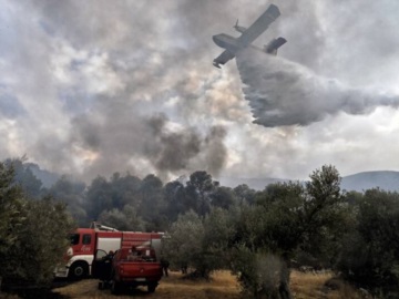 Πύρινα μέτωπα σε Κορινθία, Κέρκυρα, Κοζάνη – Σκληρή μάχη των πυροσβεστών – Πώς είναι η εικόνα