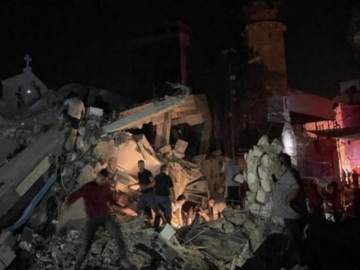 Γάζα: 8 οι νεκροί μετά τον βομβαρδισμό της εκκλησίας του Αγίου Πορφυρίου – Αγνοούμενοι στα χαλάσματα