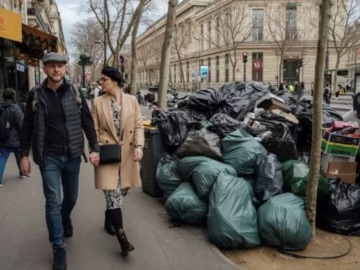 Τόνοι σκουπιδιών «πνίγουν» το Παρίσι - Βουνά από σακούλες δίπλα στα αξιοθέατα και τα μπιστρό (βίντεο - φωτογραφίες)