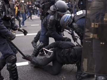 Γαλλία: Το Συμβούλιο της Ευρώπης ανησυχεί για την &quot;υπερβολική χρήση βίας&quot; εναντίον των διαδηλωτών