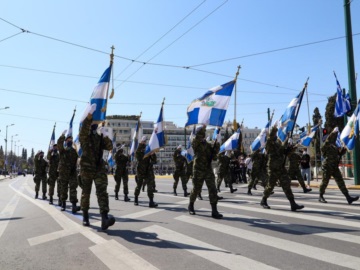 Εορτασμός της 25ης Μαρτίου – Στις 10 η Δοξολογία στη Μητρόπολη και στις 11 η στρατιωτική παρέλαση στο Σύνταγμα