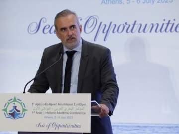 ΟΛΠ: O Παναγιώτης Τσώνης με κεντρική ομιλία στο 1ο Αραβο-Ελληνικό Ναυτιλιακό Συνέδριο
