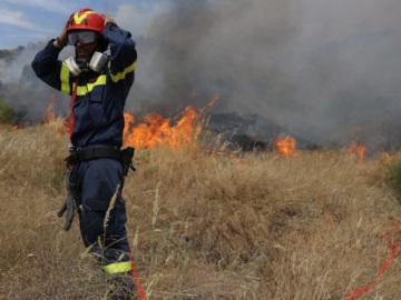 Θεσσαλονίκη: Νεκρός πυροσβέστης σε επιχείρηση κατάσβεσης φωτιάς
