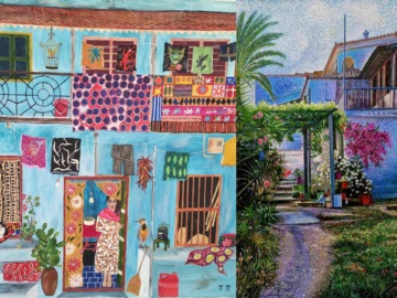 Πόρος: Έκθεση ζωγραφικής Τζίνας &amp; Χρήστου Παπαδόπουλου «Τα χρώματα του κόσμου» - 22 Ιουλίου-6 Αυγούστου 2023