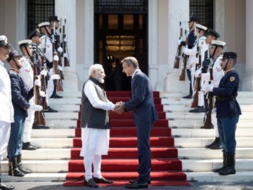 Κοινή Δήλωση για την αναβάθμιση της σχέσης Ελλάδας- Ινδίας σε &quot;Στρατηγική&quot;