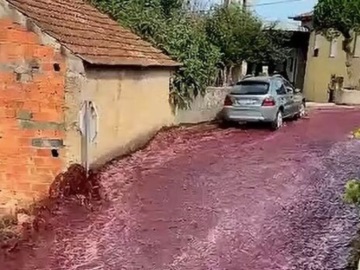 Πορτογαλία: Ένα ποτάμι από κρασί κατέκλυσε χωριό -2 εκατομμύρια λίτρα στους δρόμους