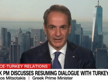 Μητσοτάκης στο CNN: Να επιχειρήσουμε να επιλύσουμε τη μία και μόνη διαφορά με την Τουρκία, με βάση το Διεθνές Δίκαιο