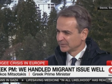 Κ. Μητσοτάκης στο CNN για μεταναστευτικό: Πρέπει να χτίσουμε φράχτες αλλά να ανοίξουμε και πόρτες