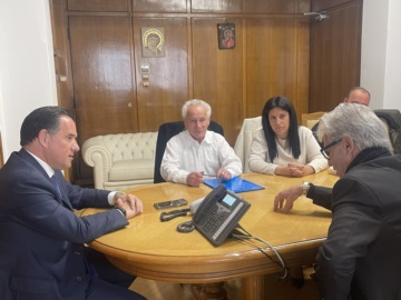Για την αντιμετώπιση άμεσων αναγκών σε θέματα υγείας των Σπετσών συνάντηση της Δημάρχου Ευγενίας Φραγγιά με τον Υπουργό Υγείας Αδ.Γεωργιάδη