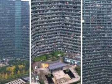 Κίνα: ”Δυστοπικό” κτίριο στεγάζει 20.000 ανθρώπους – Ποτέ δεν χρειάζεται να βγουν έξω (φωτο/vid)