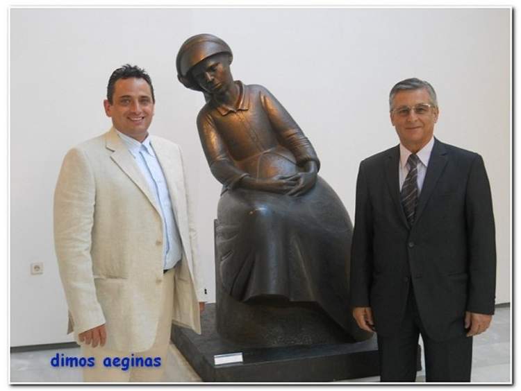 Εκπροσώπηση Δήμου Αίγινας στο Μουσείο Καπράλου 